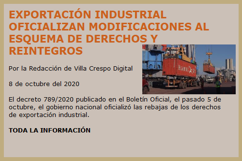 EXPORTACION INDUSTRIAL